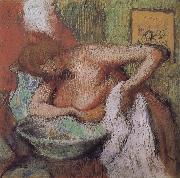 Edgar Degas Lady in the bathroom Sweden oil painting artist
